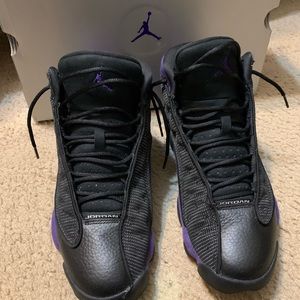 Air Jordan 13 Retro Court Purple in original box.  Purchased from The GOAT new